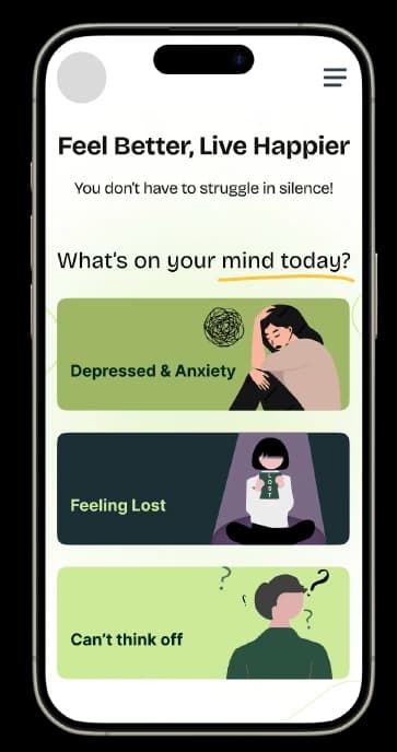 Mind Arc mobile homepage