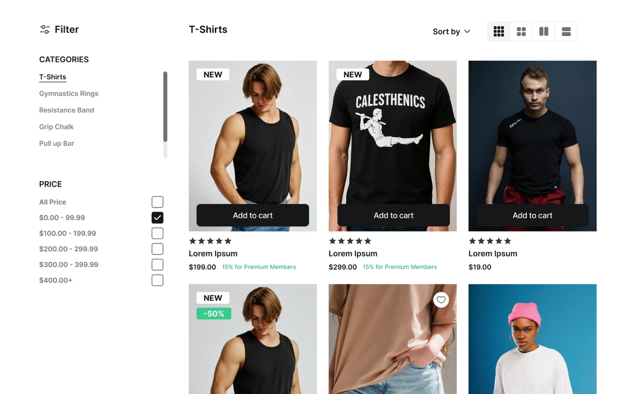 Accessory cart and earned-credit experience